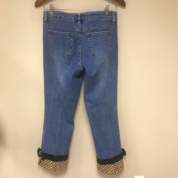 Too She She Jeans with decorative cuff. Size 6 - Picture 5 of 5